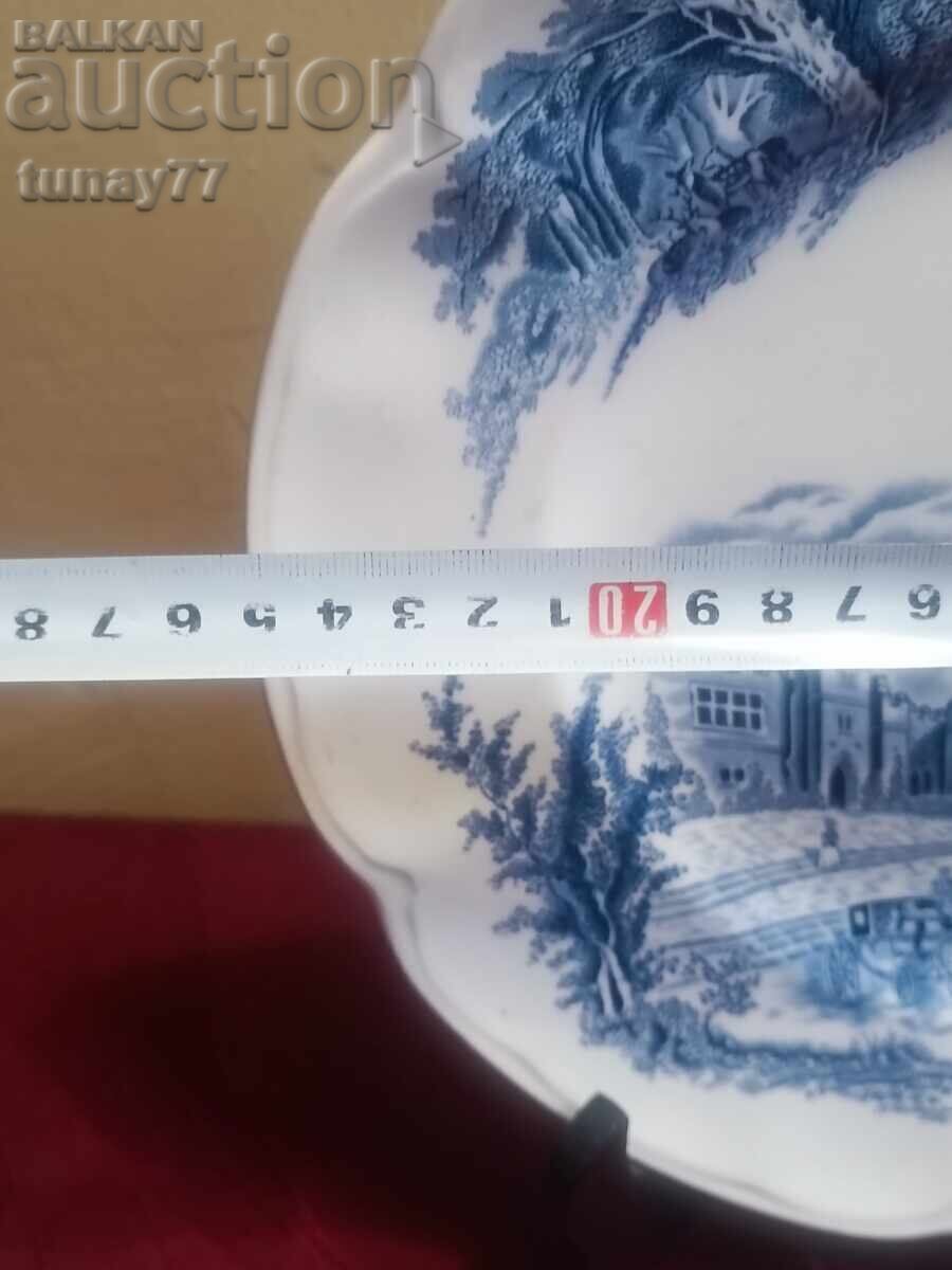 Delivery of Plate Rare collectible porcelain with ENGLAND hallmark