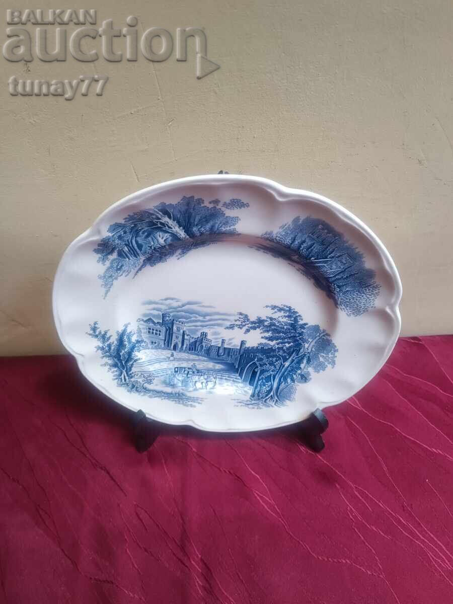 Plate Rare collectible porcelain with ENGLAND hallmark