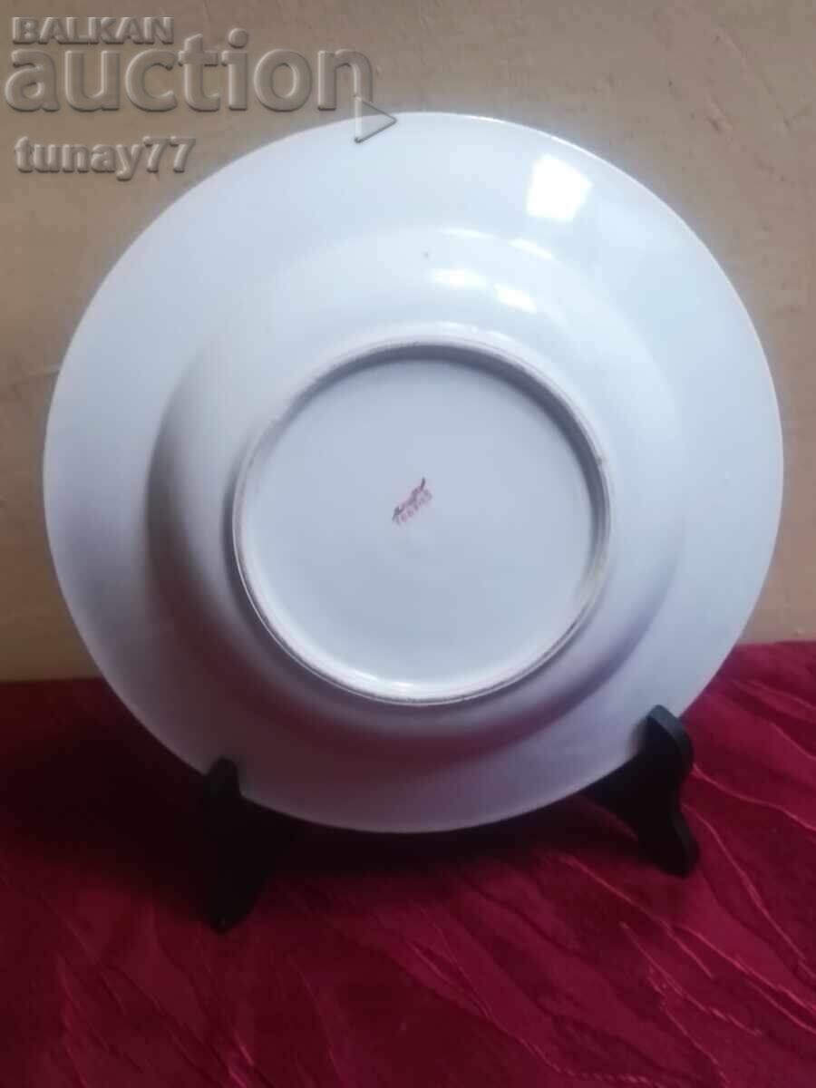 Чиния   Рядъкa колекционерск и порцелан с маркировка   и - 5