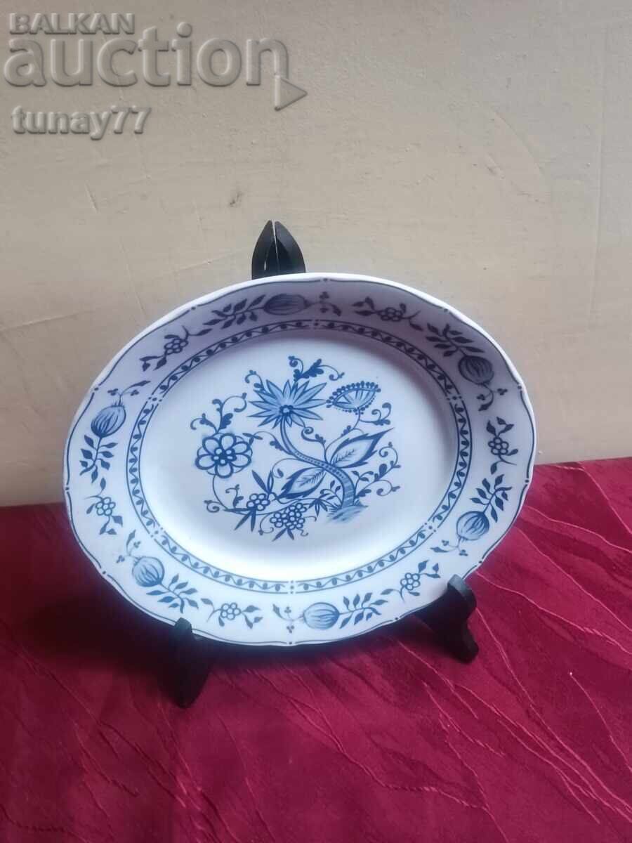 Licitație Farfurie porțelan, porțelan rar de colecție cu marcaj și