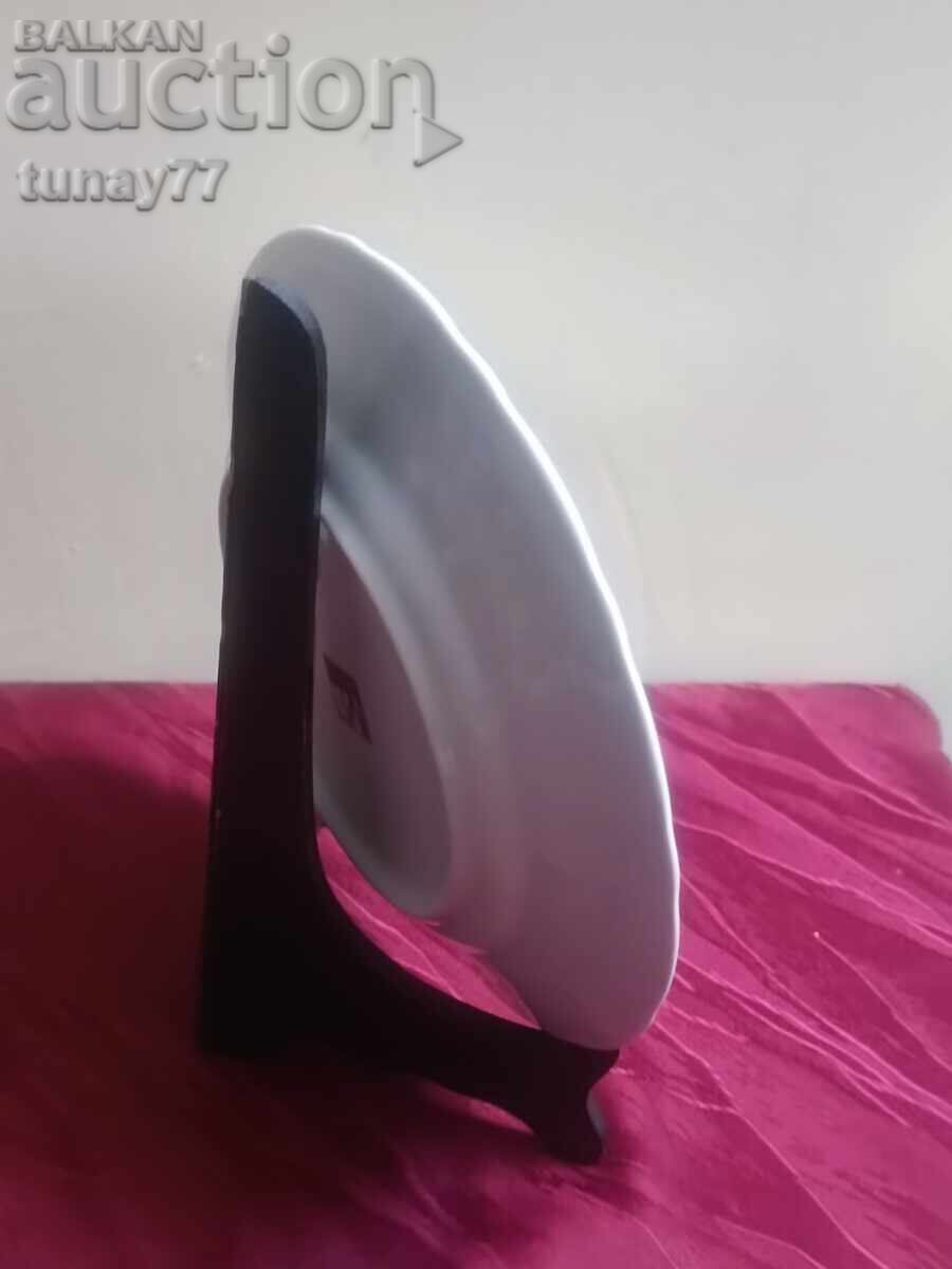 Livrarea Farfurie porțelan, porțelan rar de colecție cu marcaj și