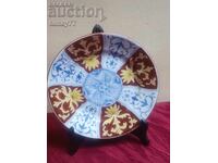 Porcelain Plate Rare collectible porcelain with hallmark and