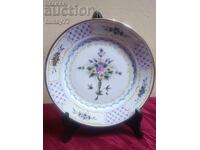 Porcelain Plate Rare collectible porcelain with hallmark and