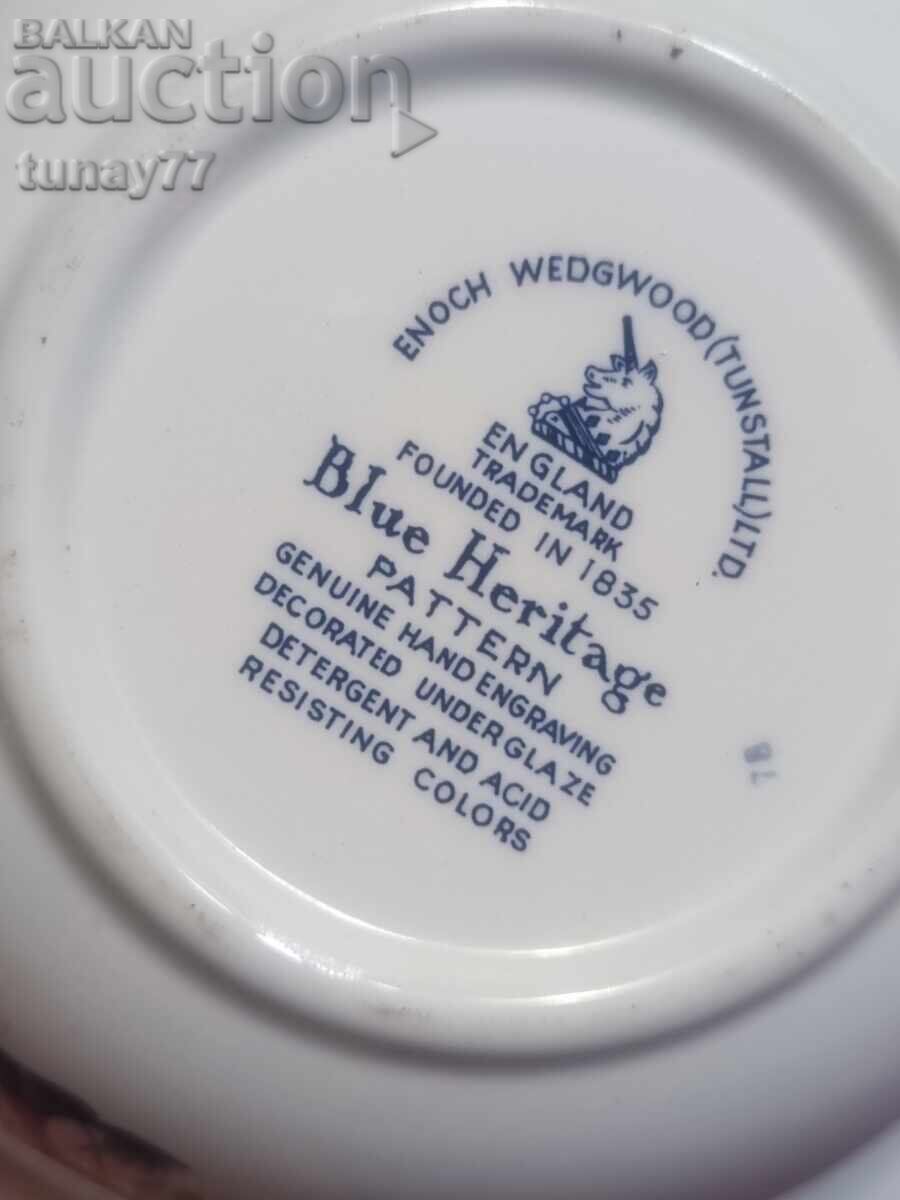 Чиния  купа дълбока колекционерски порцелан с маркировка - 5