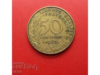 France-50 cents 1962-rare denomination