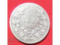 2 leva 1891 Curiosity No. 1