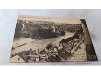 Postcard Bern Kirchenfeldbrucke und die Aare 1925