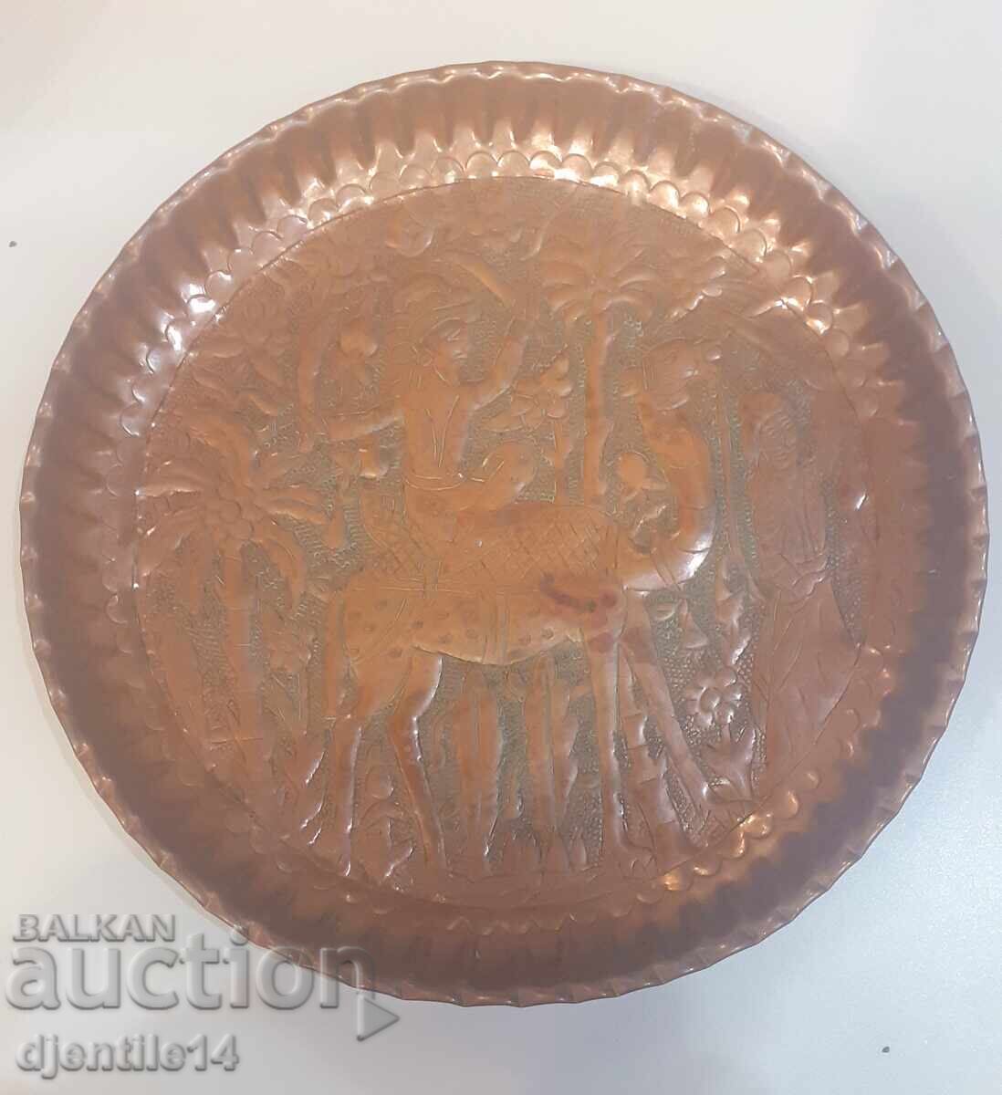 Χάλκινο αναμνηστικό, ταψί - 6