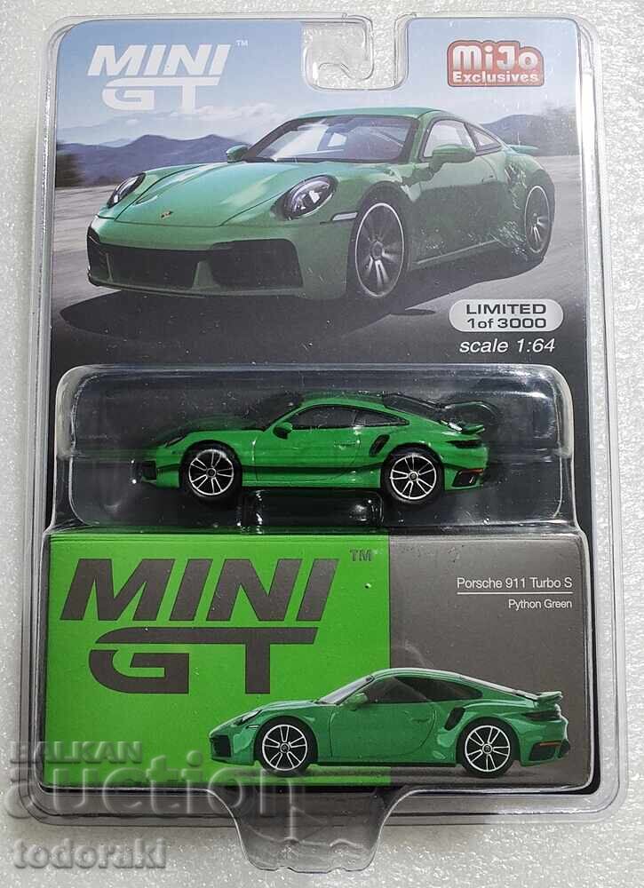 Mini GT Mijo Porsche 911Turbo S Порше 1:64 Блистер с цена € 30.00 | 58.67 лв.