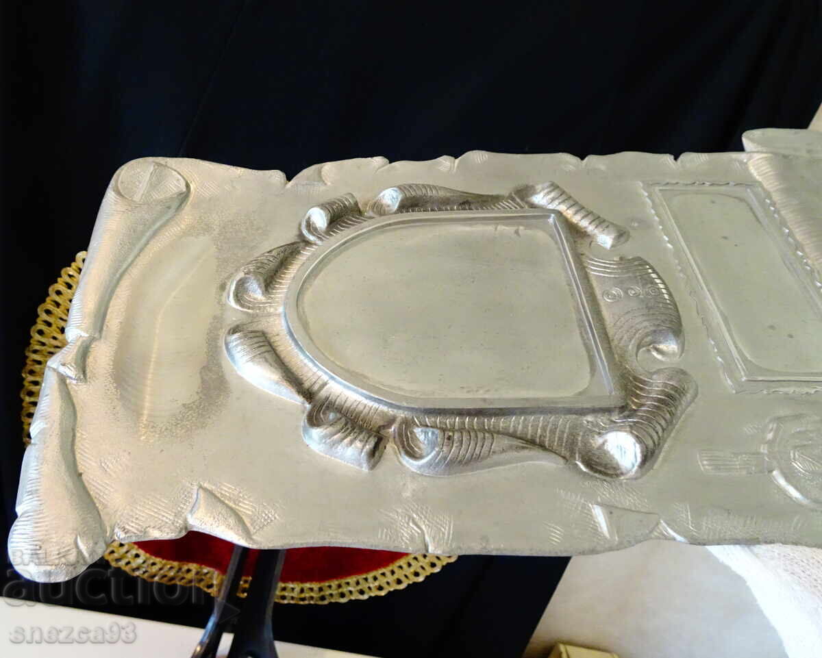 Tin panel Tin wedding greeting, engraving, photo - 5 Tin panel Tin wedding greeting, engraving, photo - 5