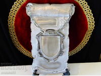 Panou din cositor Felicitare pentru nunta de cositor, gravură, fotografie