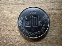 Мексико - 50 сентавос (2012)