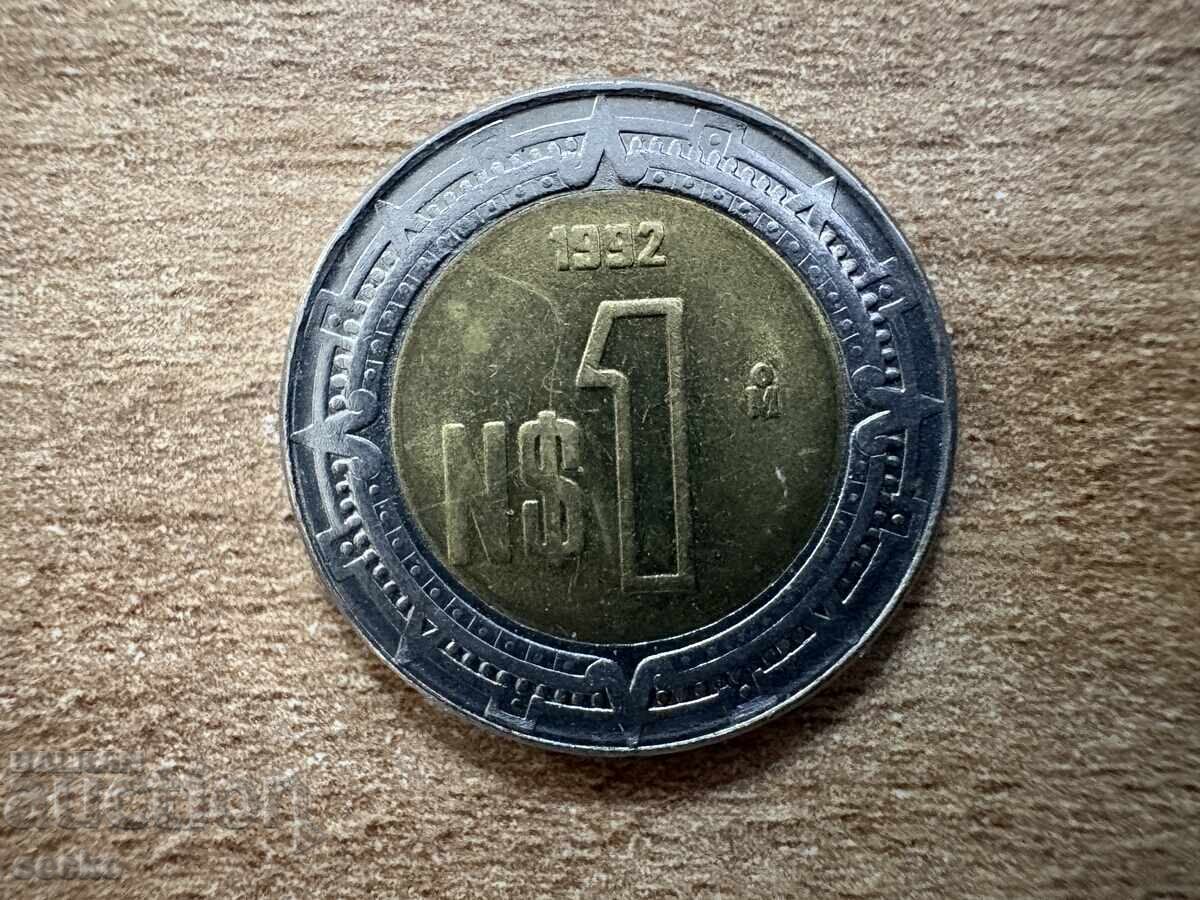 Mexic - 1 peso (1992)