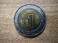 Mexico - 1 Peso (1992)