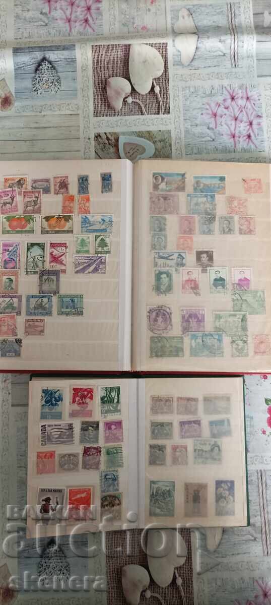Două albume cu timbre poștale - 5