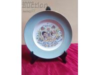 Farfurie „Prințul de Wales și Lady Diana” 22 cm