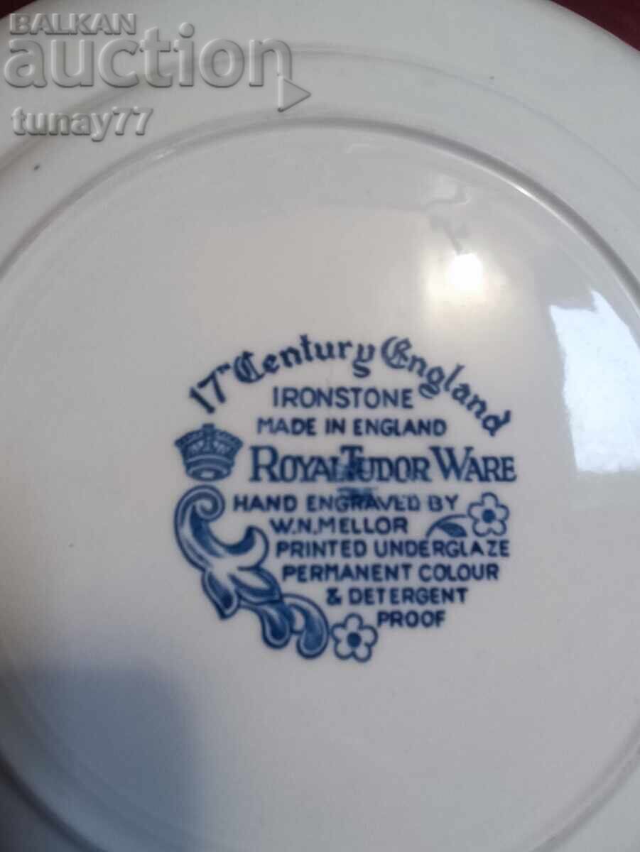 Чиния  Рядък колекционерски порцелан с маркировка  ENGLAND - 5