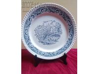 Πορσελάνινο πιάτο Σπάνια συλλεκτική πορσελάνη