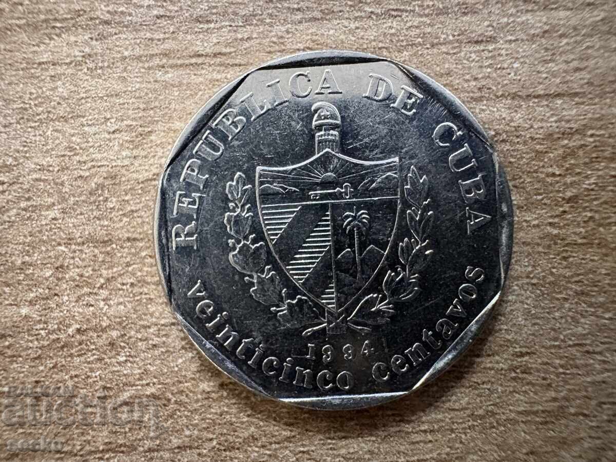 Κούβα - 25 σεντάβος (1994) με τιμή € 0.30 | 0.59 BGN