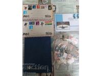 Album with stamps and miscellaneous