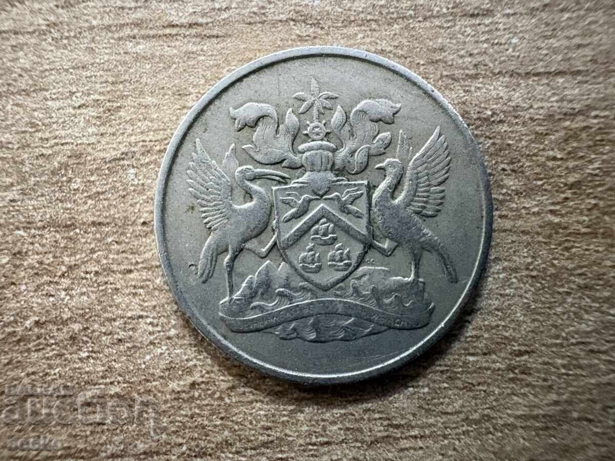 Trinidad și Tobago - 25 de cenți (1966) cu preț € 0.35 | 0.68 BGN