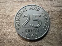 Trinidad și Tobago - 25 de cenți (1966)