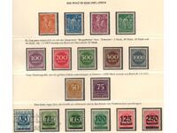 1922-23 Germany Reich. Mail during inflation restriction