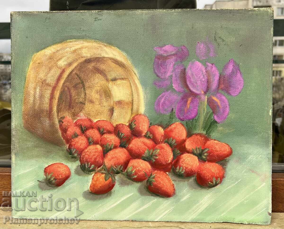 КАРТИНА МАСЛО НАТЮРМОРТ УНИКАТ