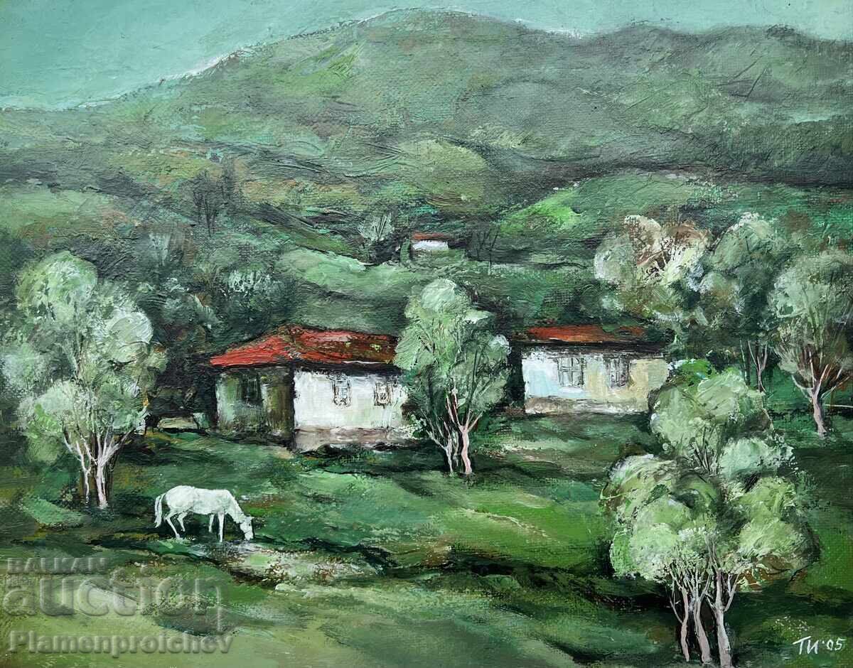 UNIQUE OIL PAINTING ON CANVAS SIGNED 2005 with price € 0.01 | 0.02 BGN