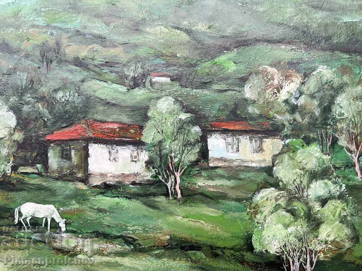 Auction  UNIQUE OIL PAINTING ON CANVAS SIGNED 2005