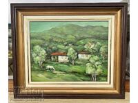 ΜΟΝΑΔΙΚΟΣ ΠΙΝΑΚΑΣ ΕΛΑΙΟΓΡΑΦΙΑ ΣΕ ΚΑΜΒΑ ΥΠΟΓΕΓΡΑΜΜΕΝΟΣ 2005