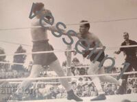 Fotografie unică Regatul Bulgariei cu Zamorata box CSKA Al Doilea Război Mondial