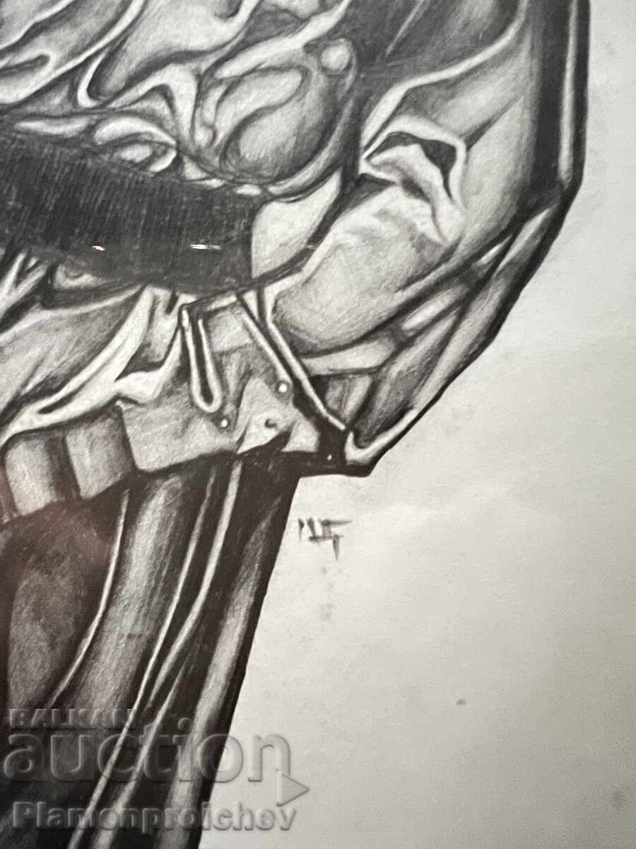 UNIQUE PAINTING TSVYATKO TSVETKOV CHERVEN BRYAG SIGNED with price € 0.01 | 0.02 BGN