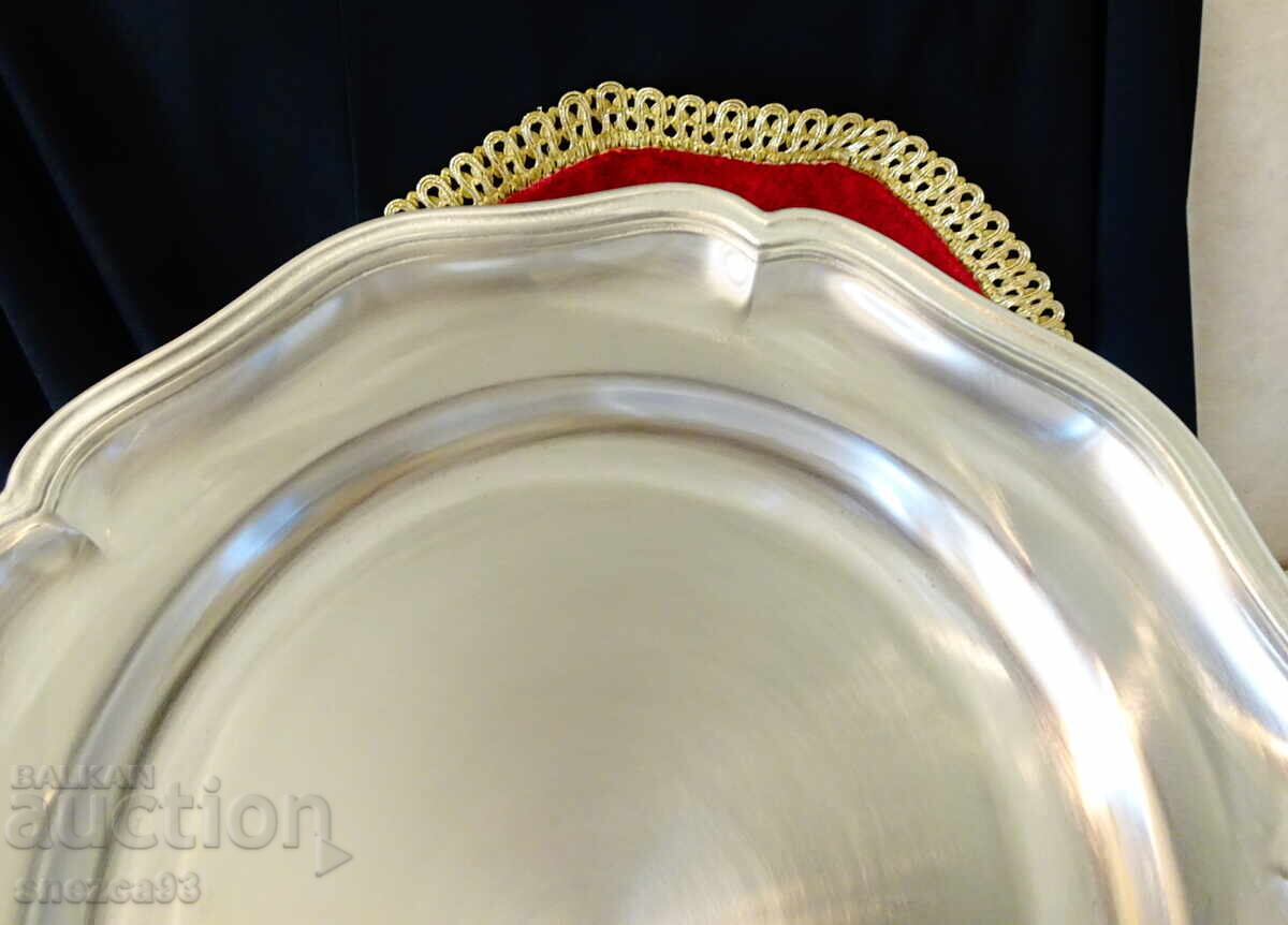 Калаена чиния за стена,гравиране,снимка,650 гр. с цена € 17.99 | 35.19 лв.