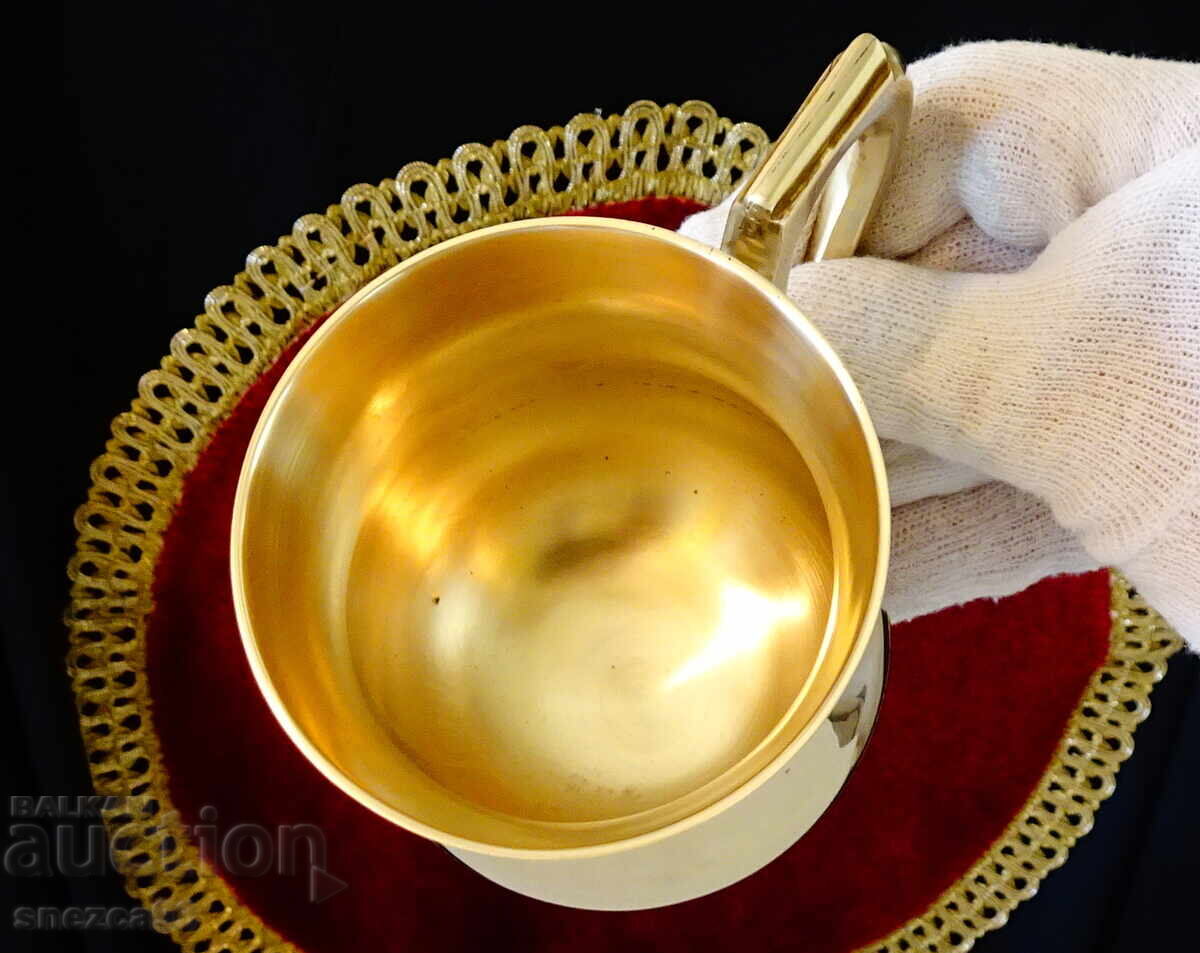 Аукцион Бронзова чаша за вино 200 мл.,халба.