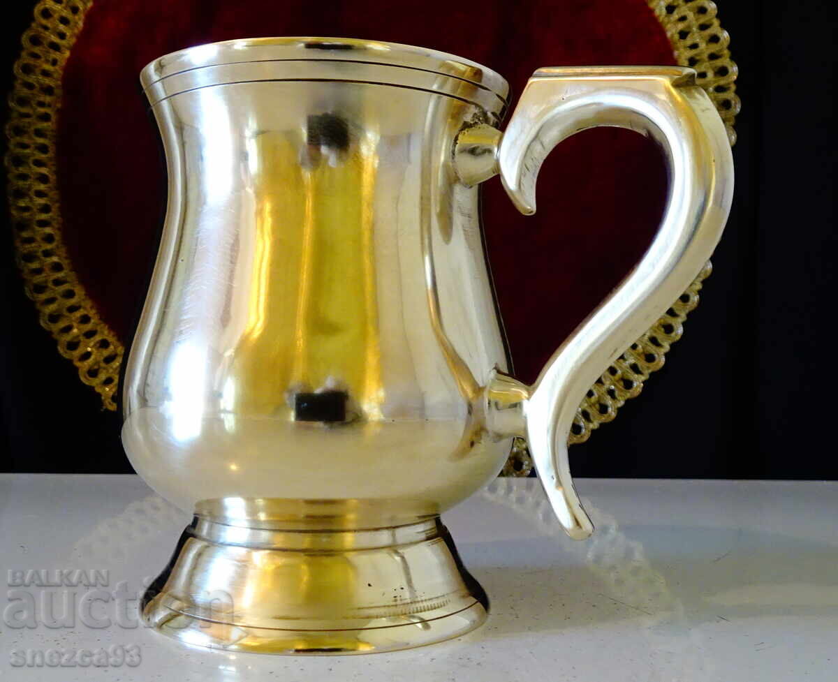 Бронзова чаша за вино 200 мл.,халба.