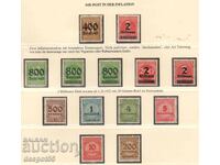 1922-23 Germany Reich. Mail during inflation restriction