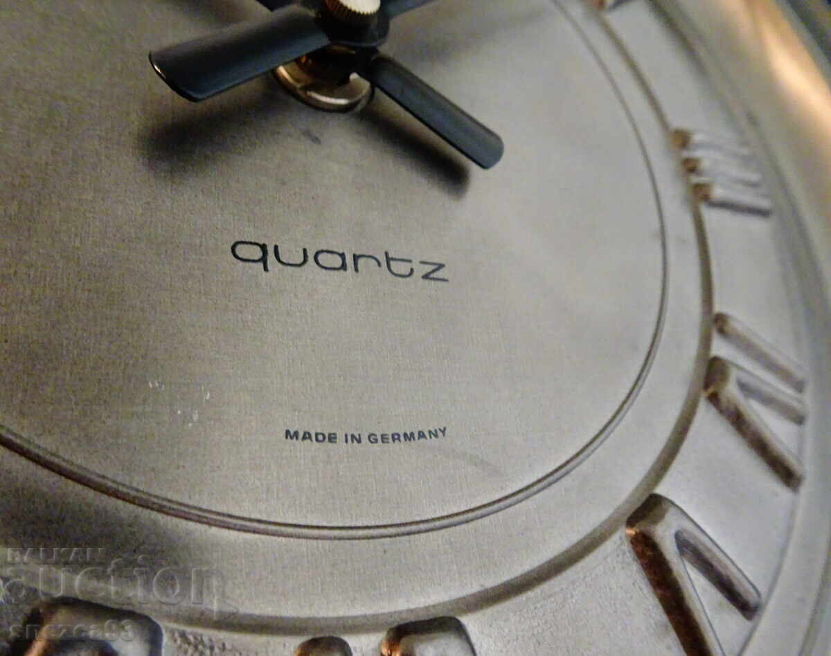 Δημοπρασία Επιτοίχιο ρολόι από κασσίτερο Junghans 1,6 κιλά, τέλειο