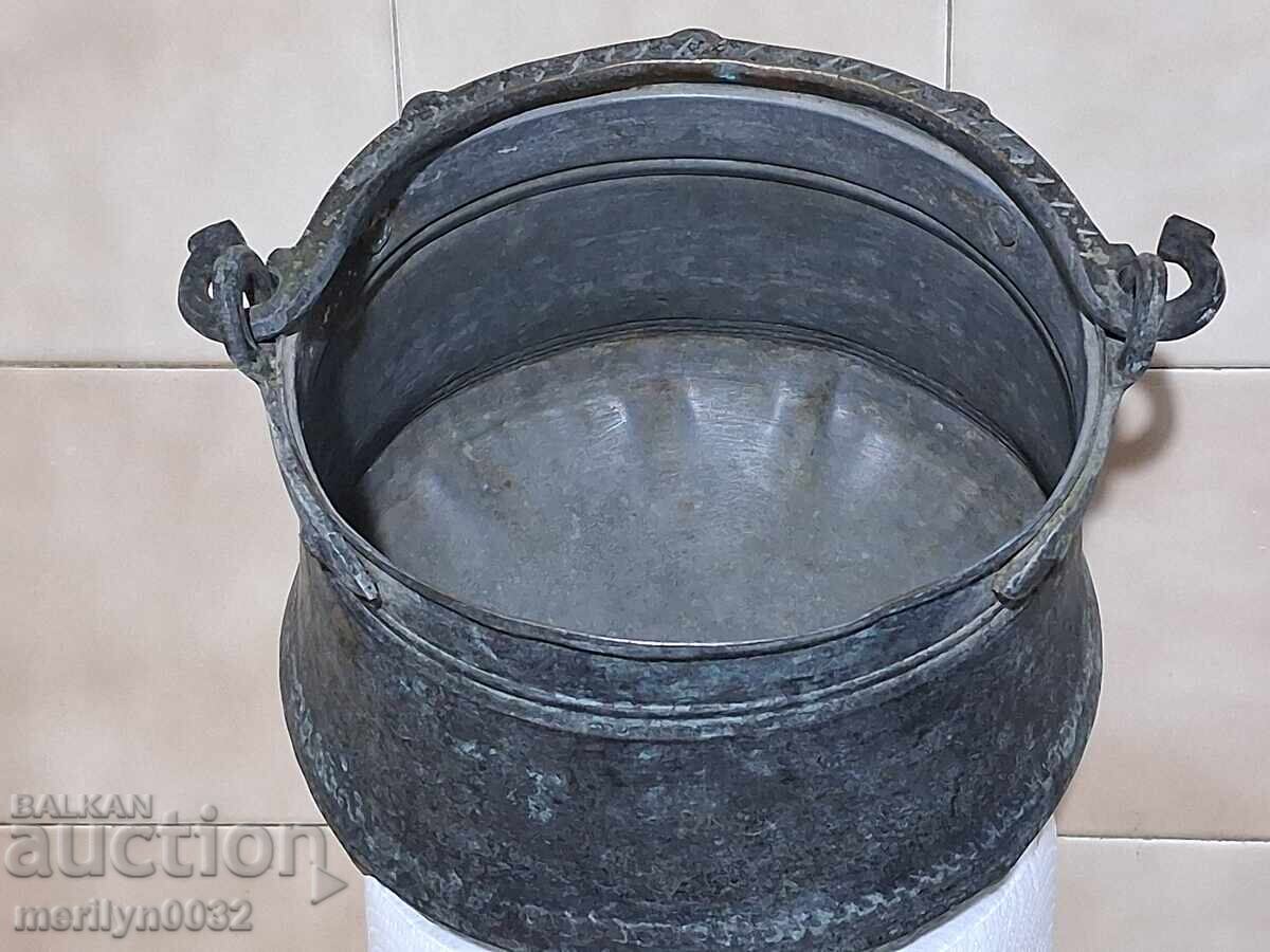 Δημοπρασία Καζάνι, μικρότερο χάλκινο καζάνι, χάλκινο δοχείο Δημοπρασία Καζάνι, μικρότερο χάλκινο καζάνι, χάλκινο δοχείο