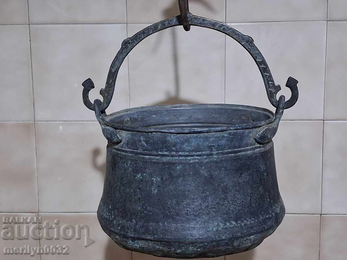 Καζάνι, μικρότερο χάλκινο καζάνι, χάλκινο δοχείο Καζάνι, μικρότερο χάλκινο καζάνι, χάλκινο δοχείο