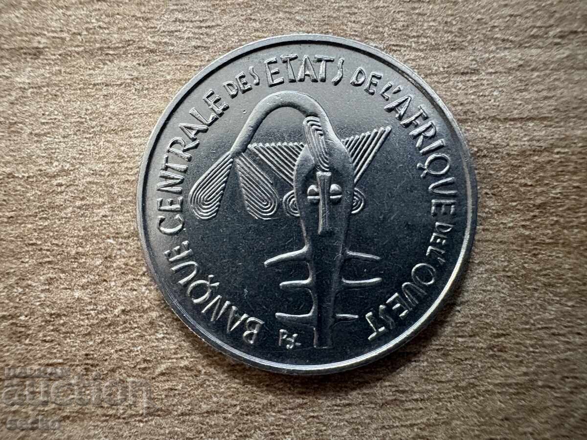 West Africa - 100 francs (1969) with price € 0.90 | 1.76 BGN