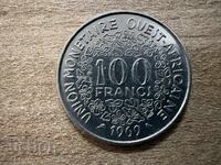 Africa de Vest - 100 de franci (1969)