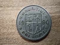 Mauritius - 1 rupie (1990)