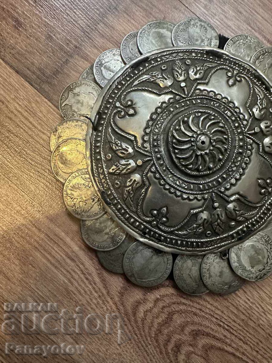 TEPELAK JEWELRY MACEDONIAN COINS FOR PAFTI PAFTA COSTUME with price € 580.00 | 1134.38 BGN TEPELAK JEWELRY MACEDONIAN COINS FOR PAFTI PAFTA COSTUME with price € 580.00 | 1134.38 BGN