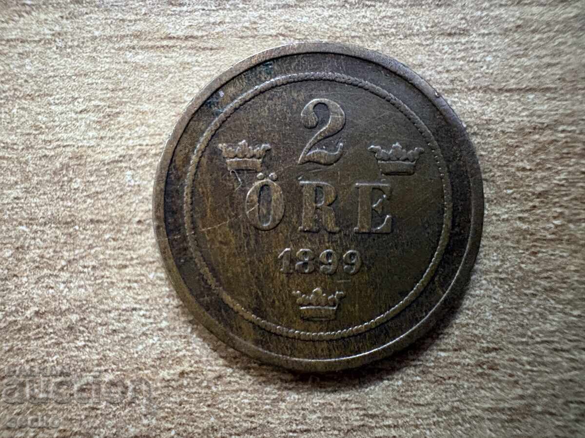 Sweden - 2 Öre (1899)