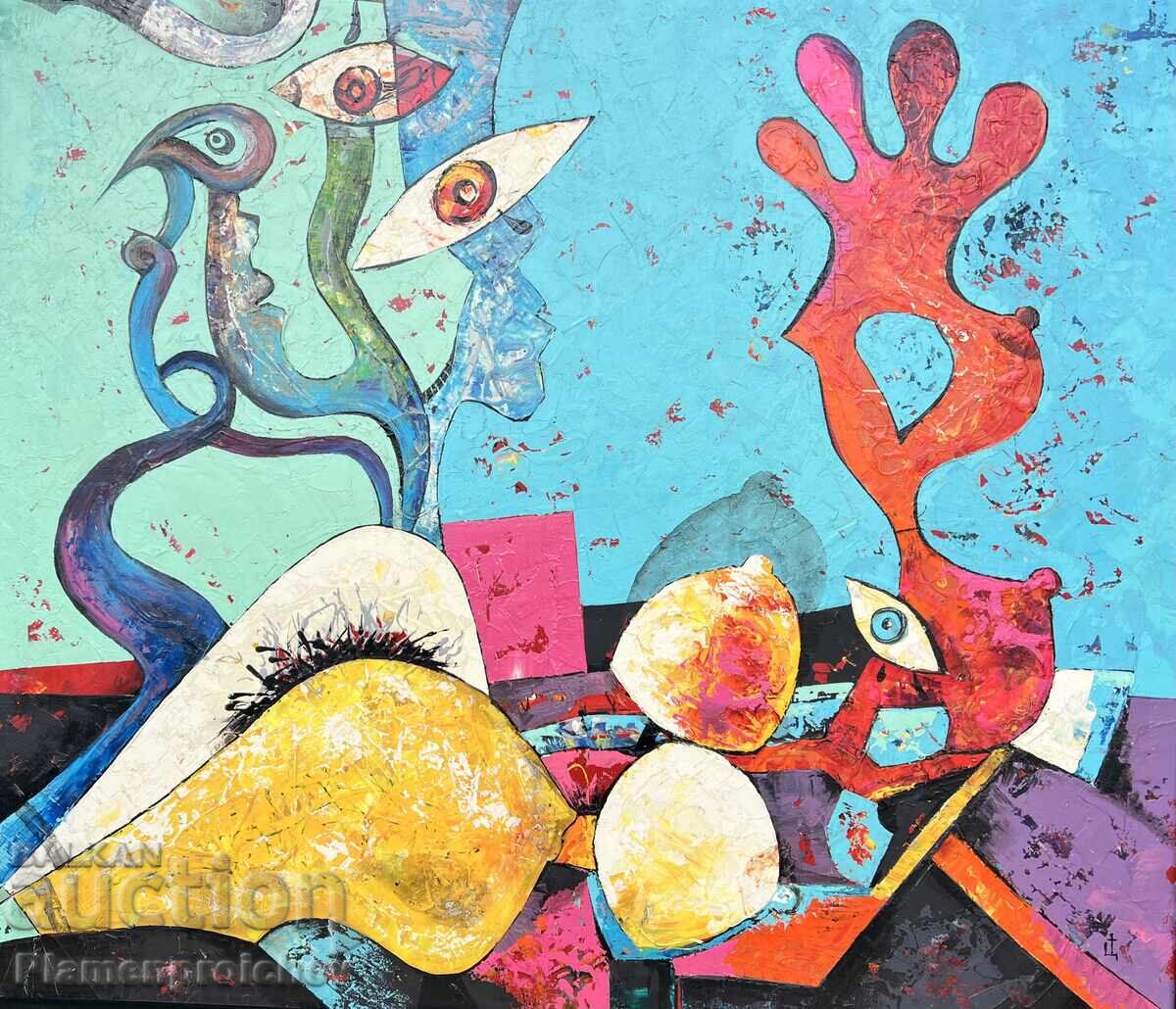 HASHISH COBRA TABLOU ȚVETKO ȚVETKOV CERVEN BRYAG SEMNAT cu preț € 1500.00 | 2933.75 BGN