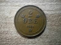 Sweden - 2 Öre (1901)