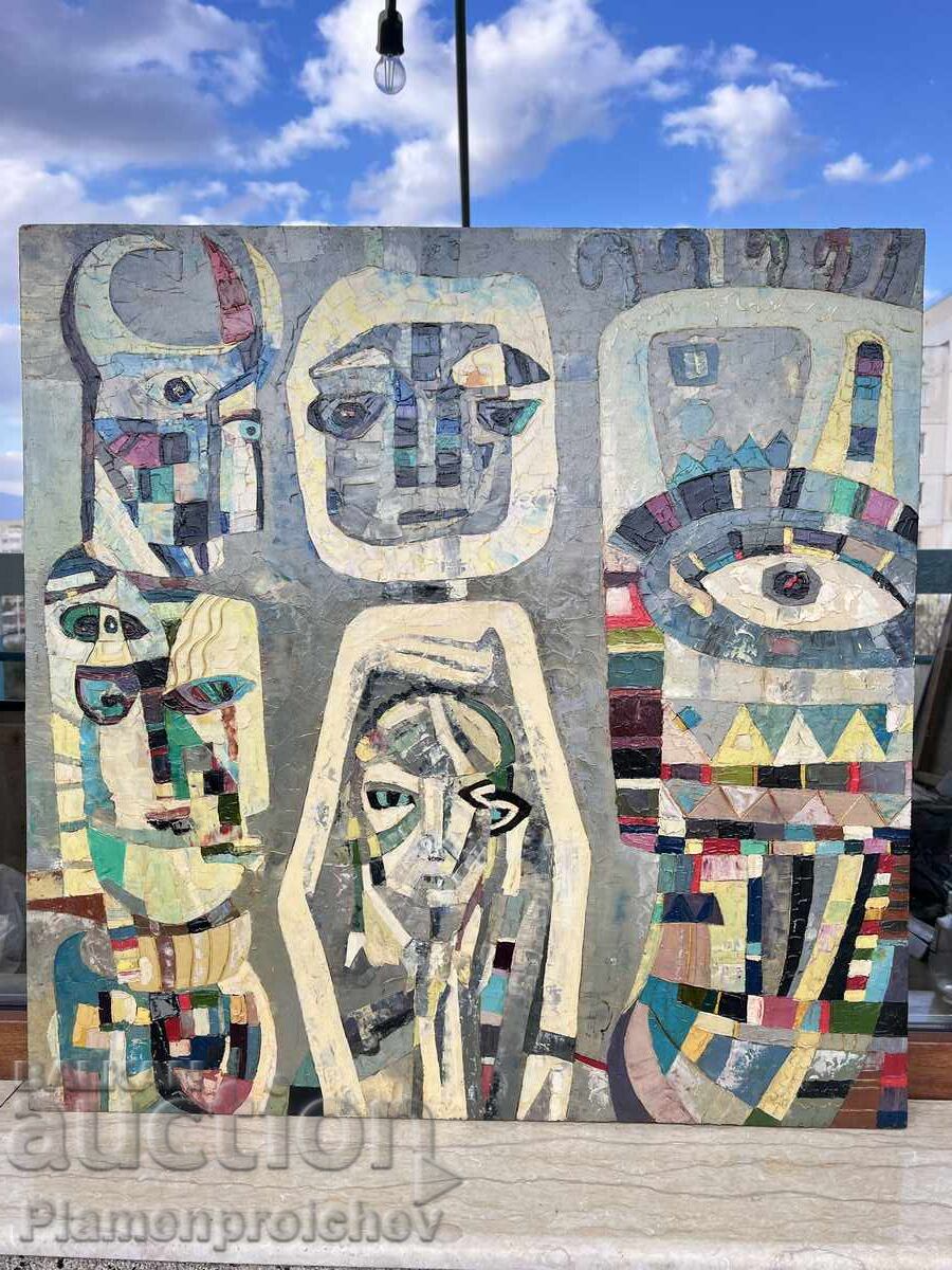 TABLOU CUKERI TSVETKO TSVETKOV CHERVEN BRYAG SEMNAT