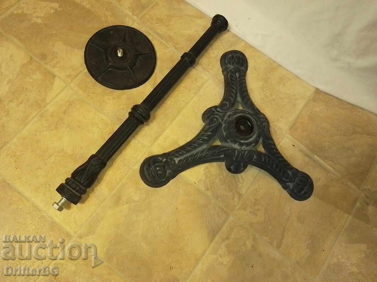 Bază masivă din fontă pentru masă (9–10 kg) – Stil retro - 5