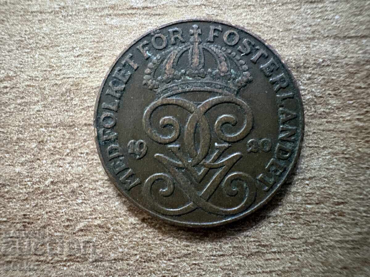 Sweden - 2 öre (1920) with price € 1.25 | 2.44 BGN